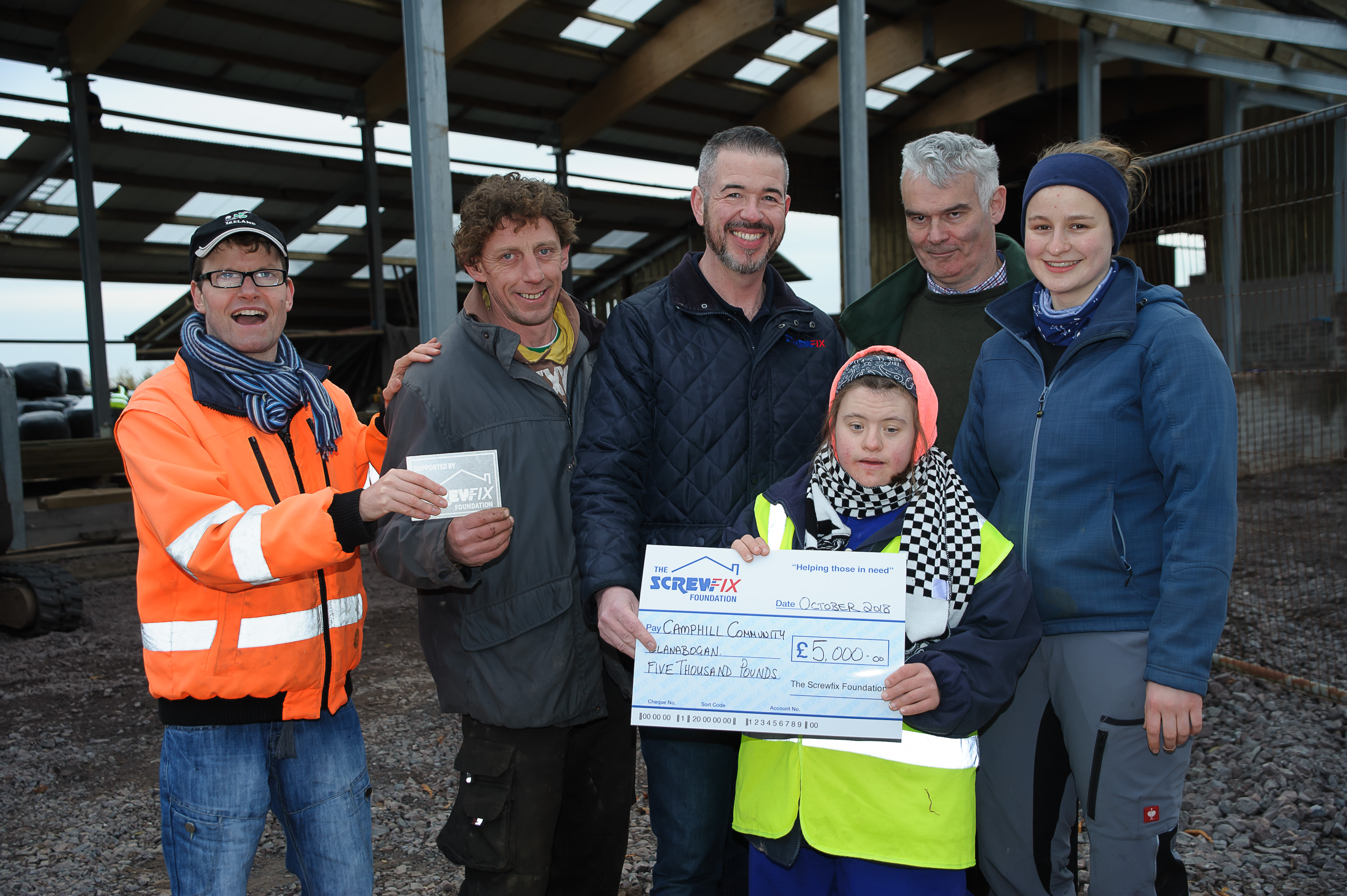 Camphill Community, County Tyrone gets a helping hand from the Screwfix Foundation