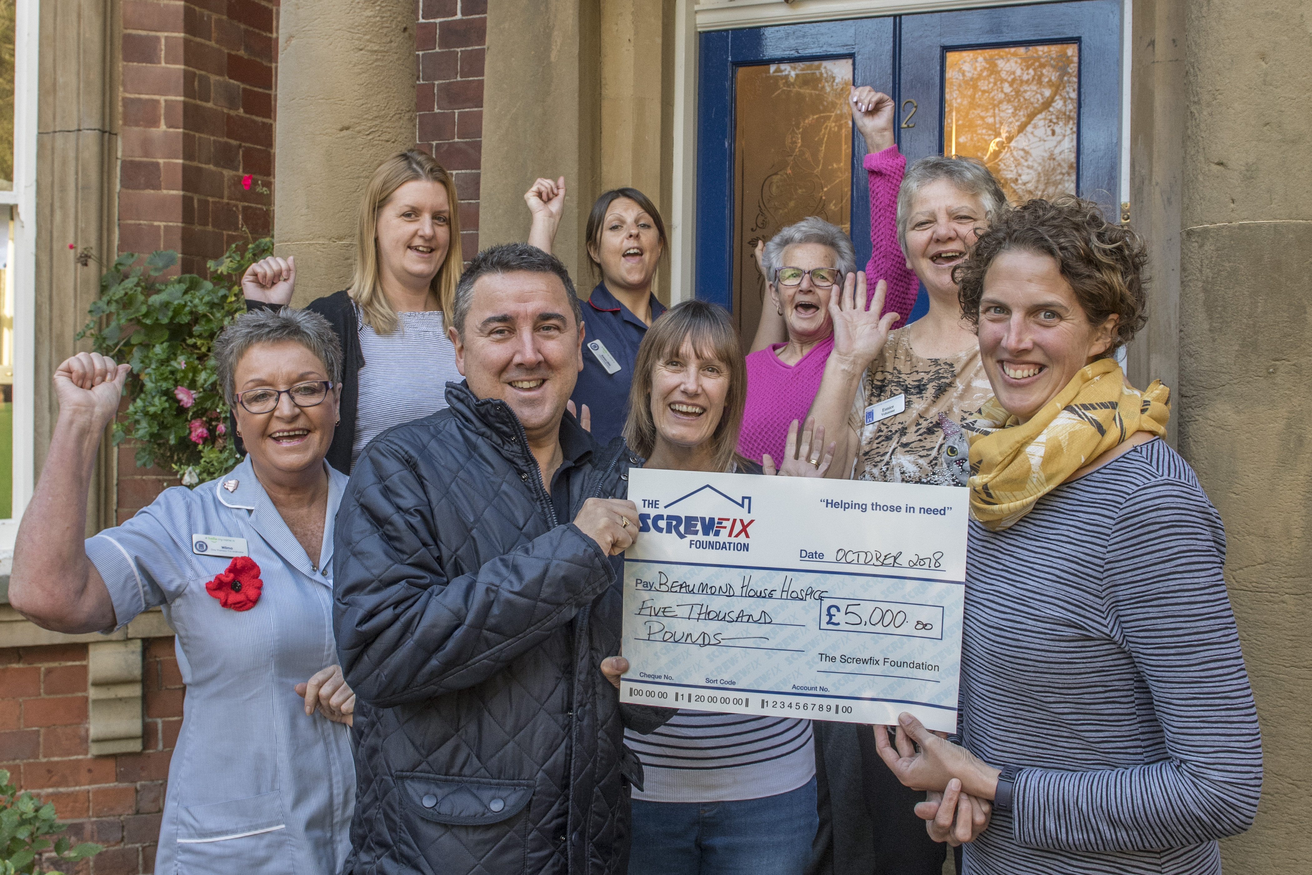 The Screwfix Foundation supports Beaumond House Community Hospice in Newark
