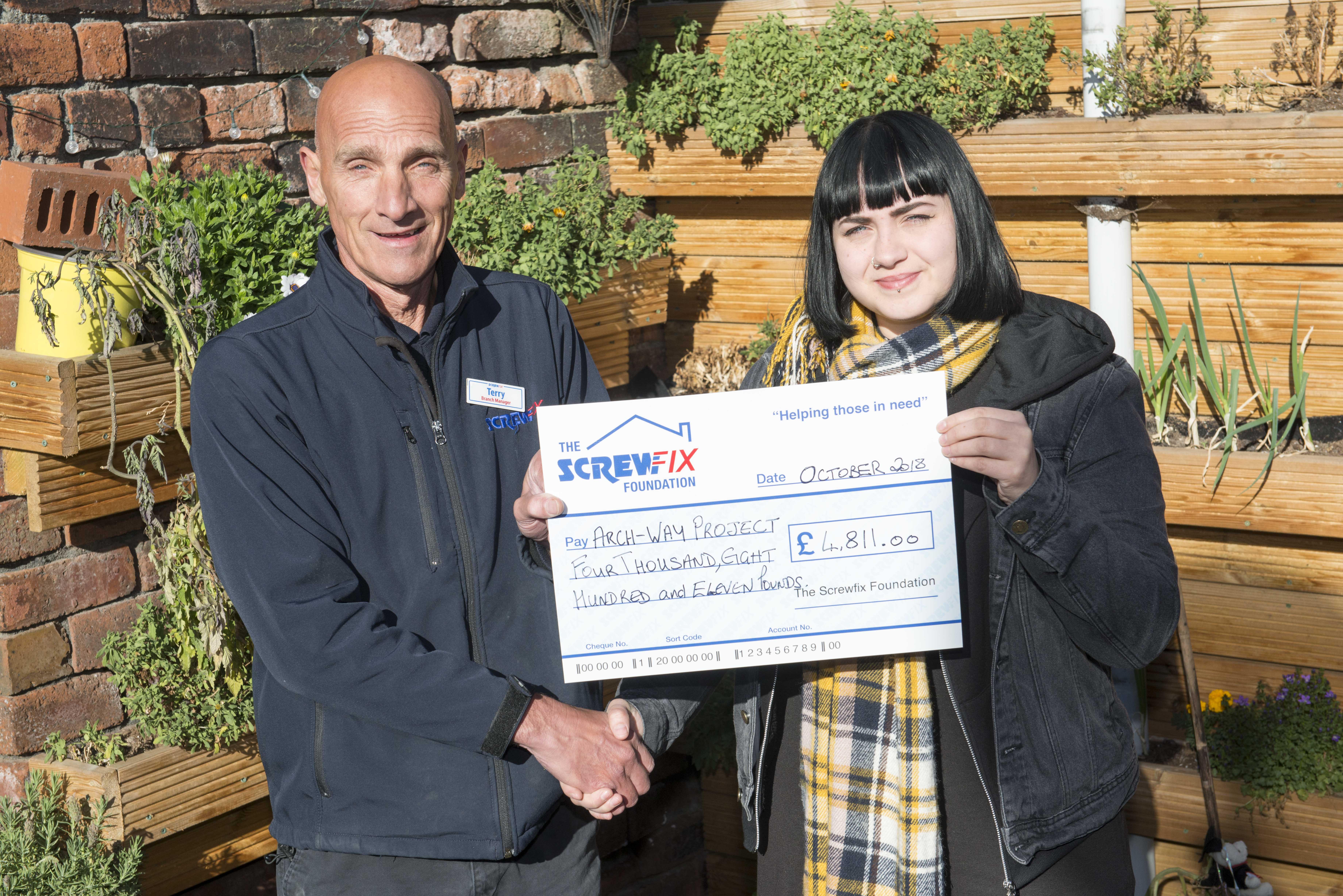 The Screwfix Foundation supports the Arch-Way Project in Halifax