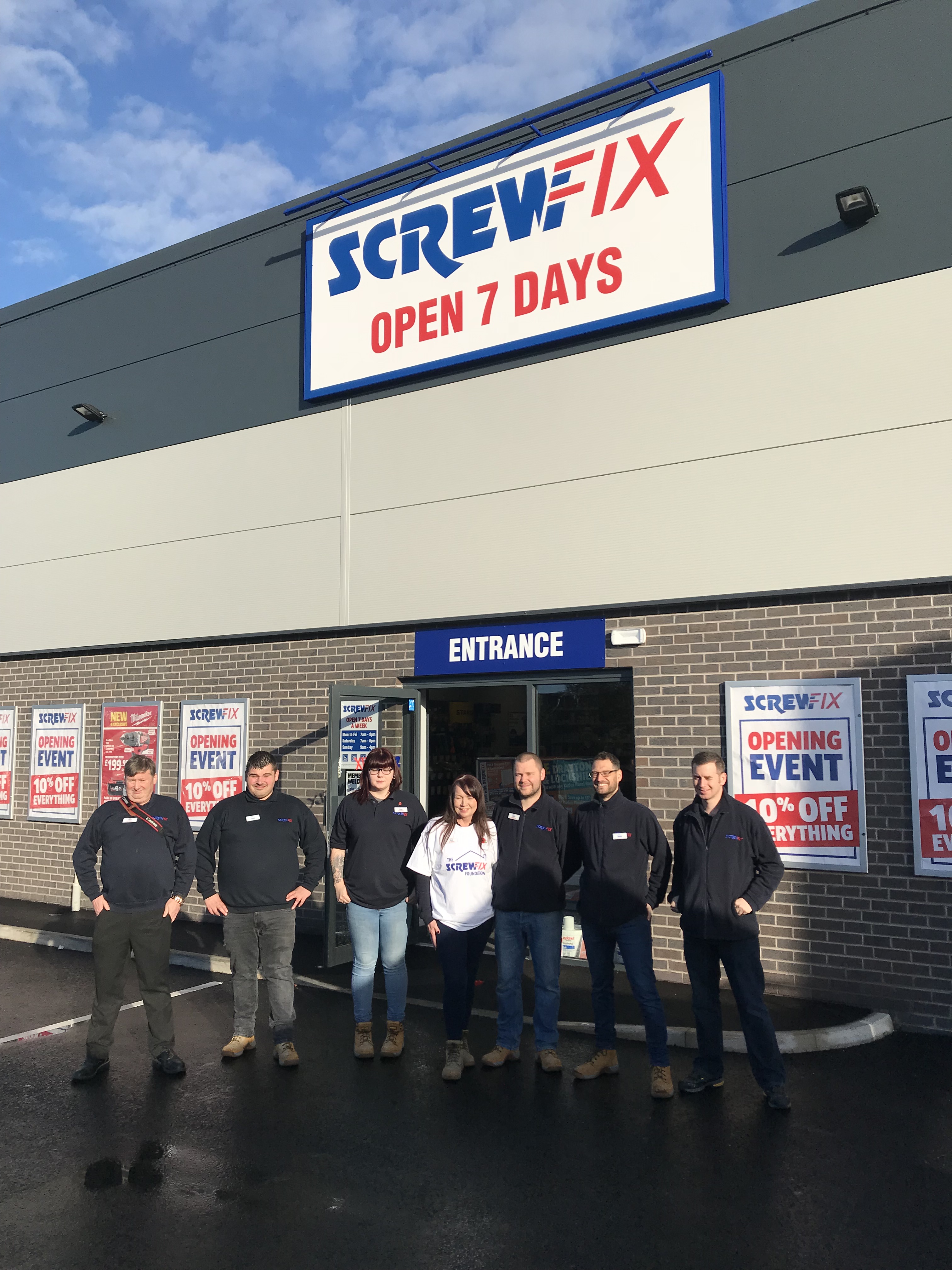 Clitheroe New Screwfix Store is Declared a Runaway Success