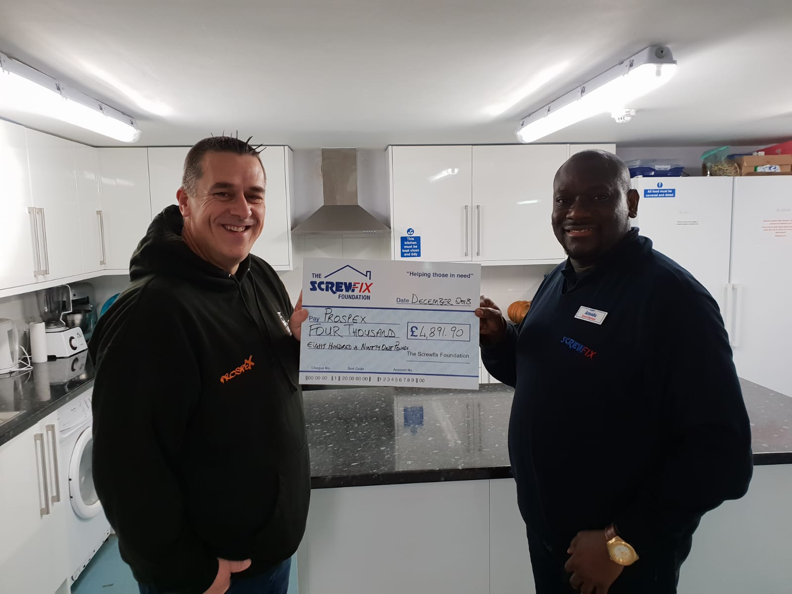 The Screwfix Foundation supports Prospex in Islington