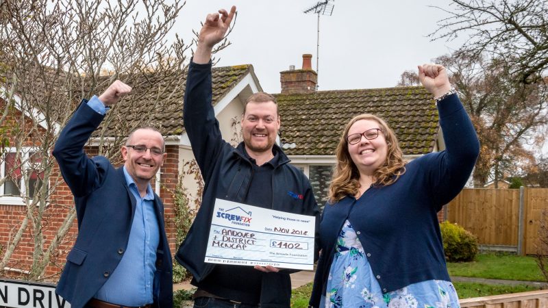 Andover and District Mencap gets a helping hand from the Screwfix Foundation