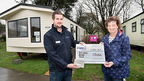 Holiday Homes Trust gets a helping hand from the Screwfix Foundation