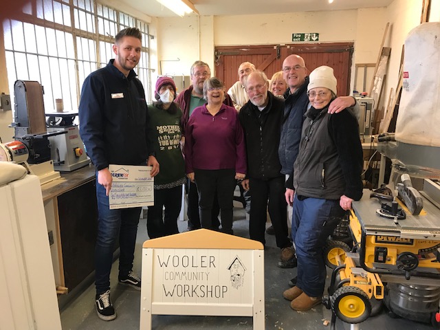 The Screwfix Foundation supports the Wooler Community Workshop