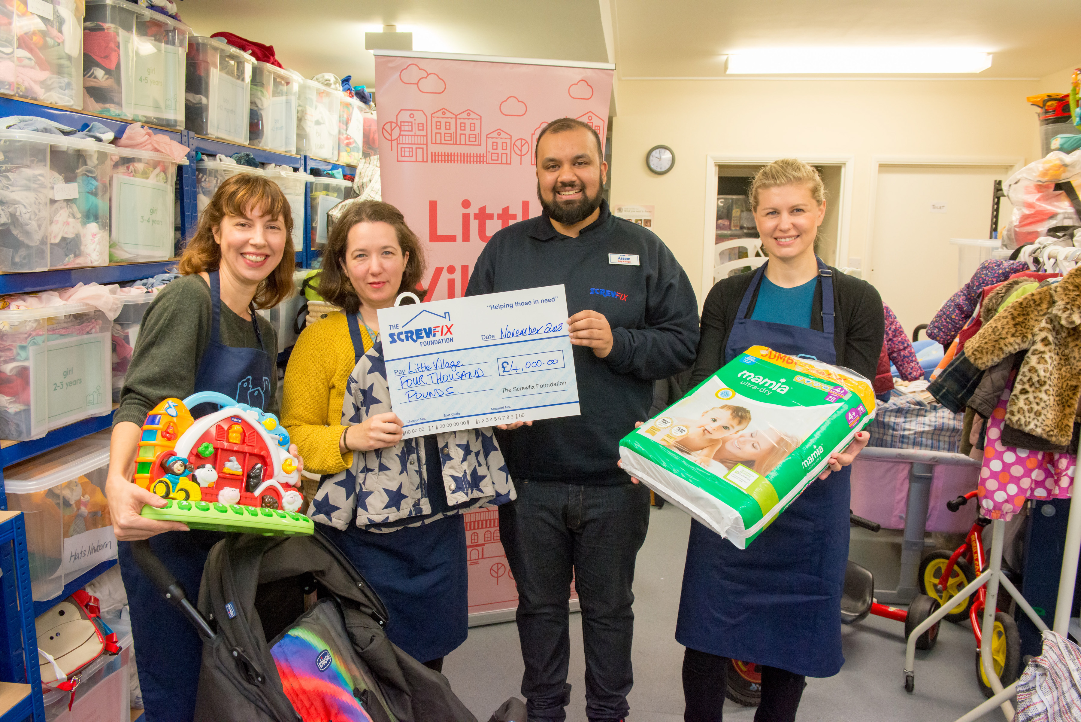 The Screwfix Foundation supports Little Village in Southwark, London