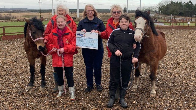 Ponies Help Children charity gets a helping hand from the Screwfix Foundation