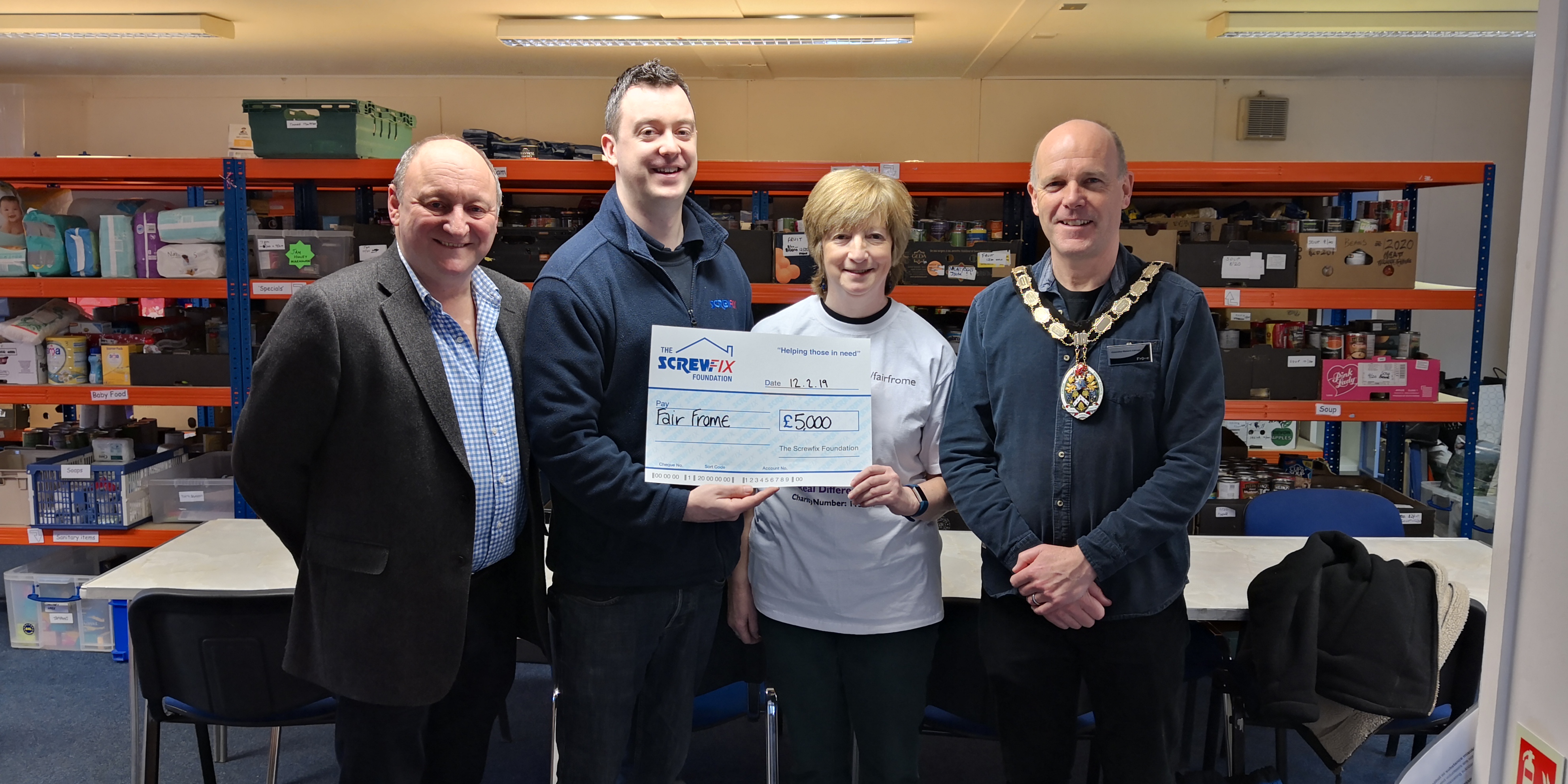 Fair Frome gets a helping hand from the Screwfix Foundation