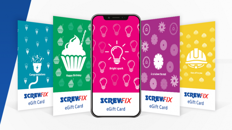 Screwfix launch gift cards online!