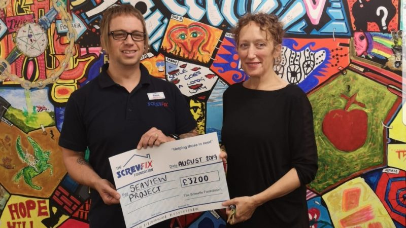 Seaview Project receives a helping hand from The Screwfix Foundation
