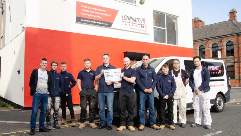 The Screwfix Foundation supports Community Campus 87 in Stockton