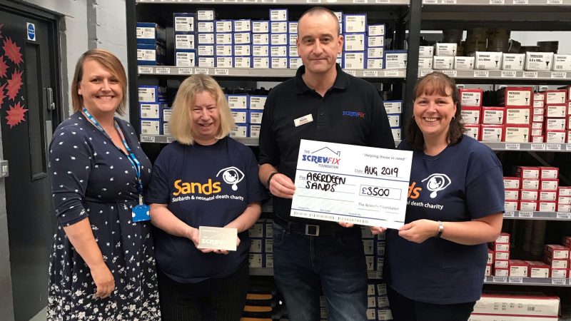 Aberdeen Sands gets a helping hand from the Screwfix Foundation