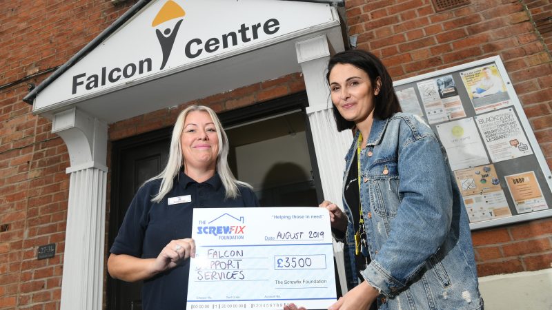 Falcon Support Services receives a helping hand from The Screwfix Foundation