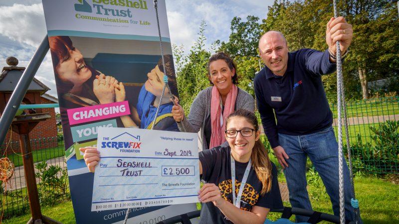 The Screwfix Foundation supports Seashell Trust in Cheshire