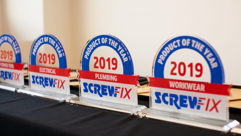 Screwfix announces winners in first ever Product of the Year awards