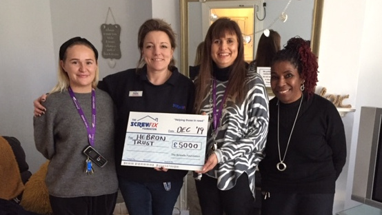 The Screwfix Foundation supports Hebron Trust in Norwich