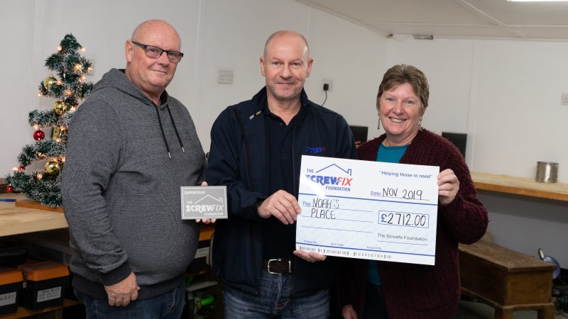 The Screwfix Foundation supports Noah’s Place in Devon