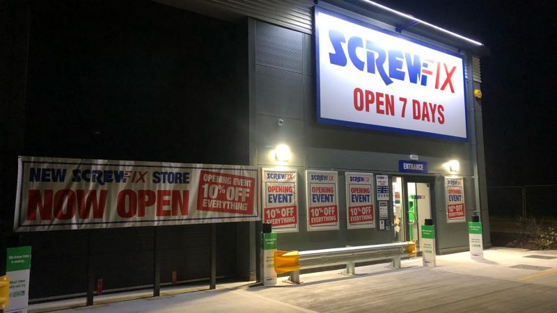 Screwfix opens its doors in Broughton Astley