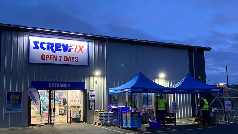 Screwfix opens its doors in North Walsham