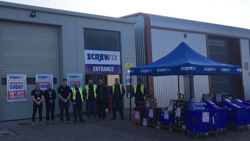 Screwfix opens its doors in Aylsham