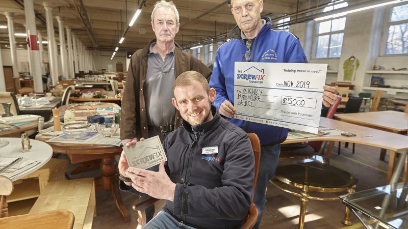The Screwfix Foundation supports Keighley Furniture Project