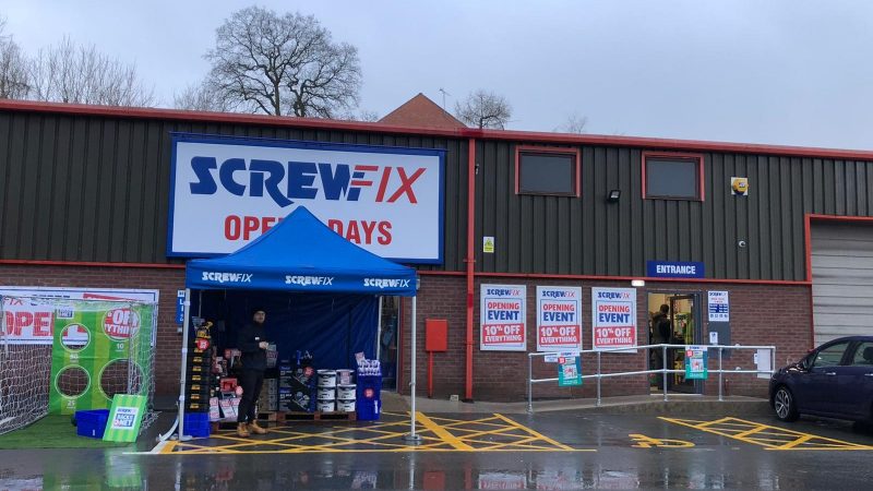 Screwfix opens its doors in Ledbury