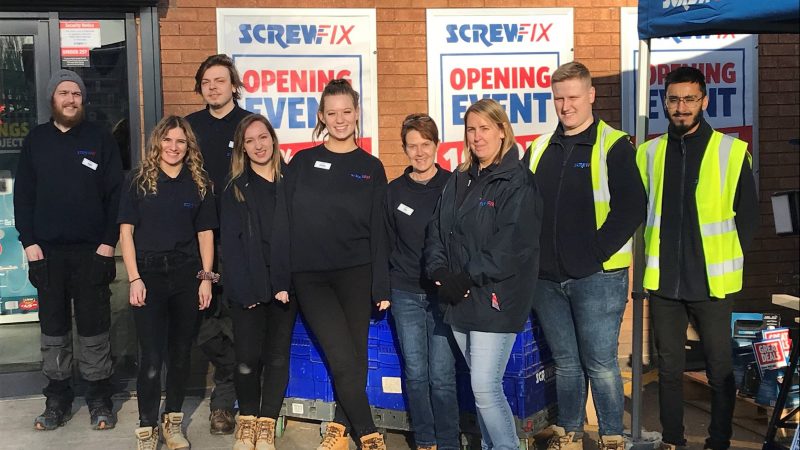 Rowley Regis celebrates new Screwfix store opening