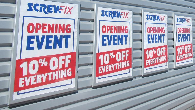 ‘10% Off’ Event as Screwfix open second store in Ashford