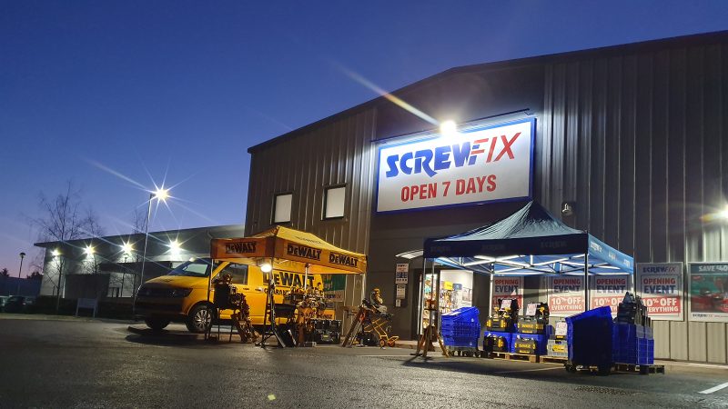 Shrewsbury celebrates second Screwfix store opening