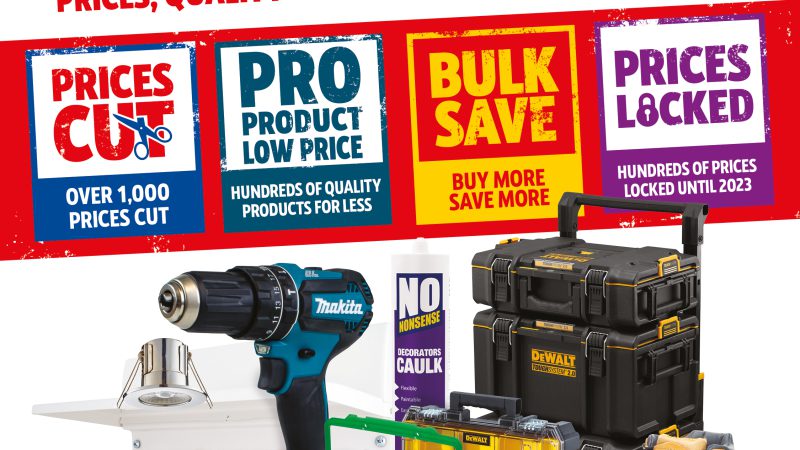 Screwfix offers Unbeatable Value to help trade remain competitive