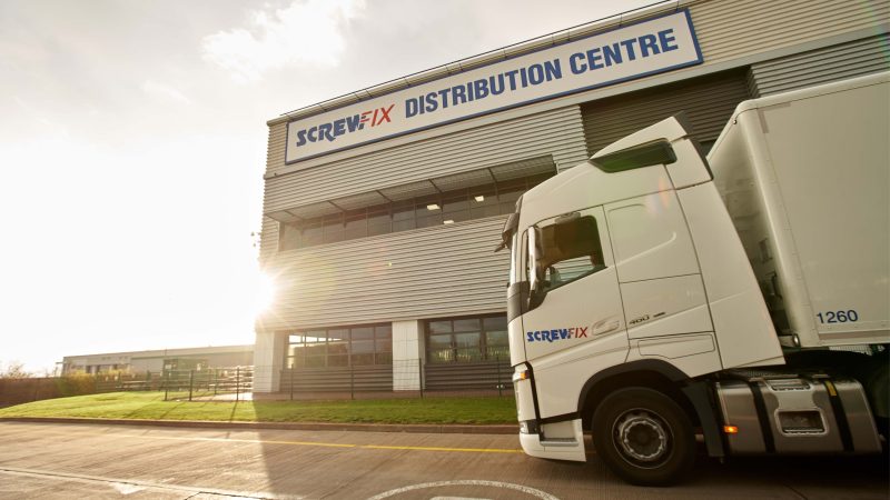 Screwfix’s logistics fleet switches to alternative fuel, reducing CO2 emissions by up to 90%